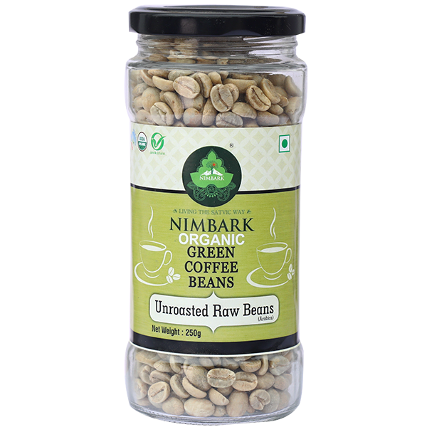 Nimbark Organic Green Coffee Beans Whole | Coffee Beans | Green Coffee 250gm